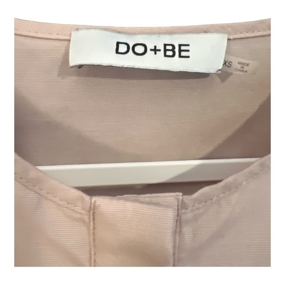 + Do+Be Pink Drawstring Mini Dress XS PA1 - Picture 2 of 6